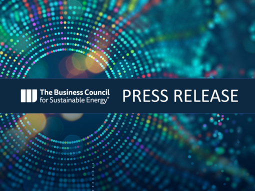 Business Council for Sustainable Energy Announces New Board of Directors Chair