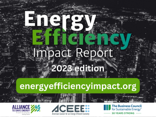 New Report Showcases the Far-Reaching Benefits of Energy Efficiency