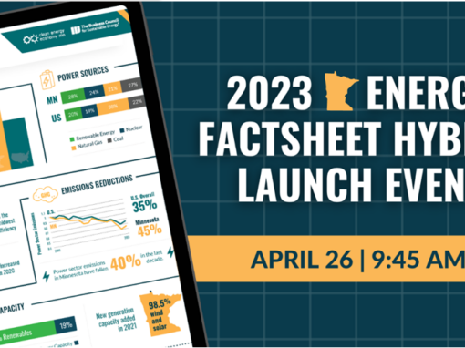 2023 Minnesota Energy Factsheet Hybrid Launch Event