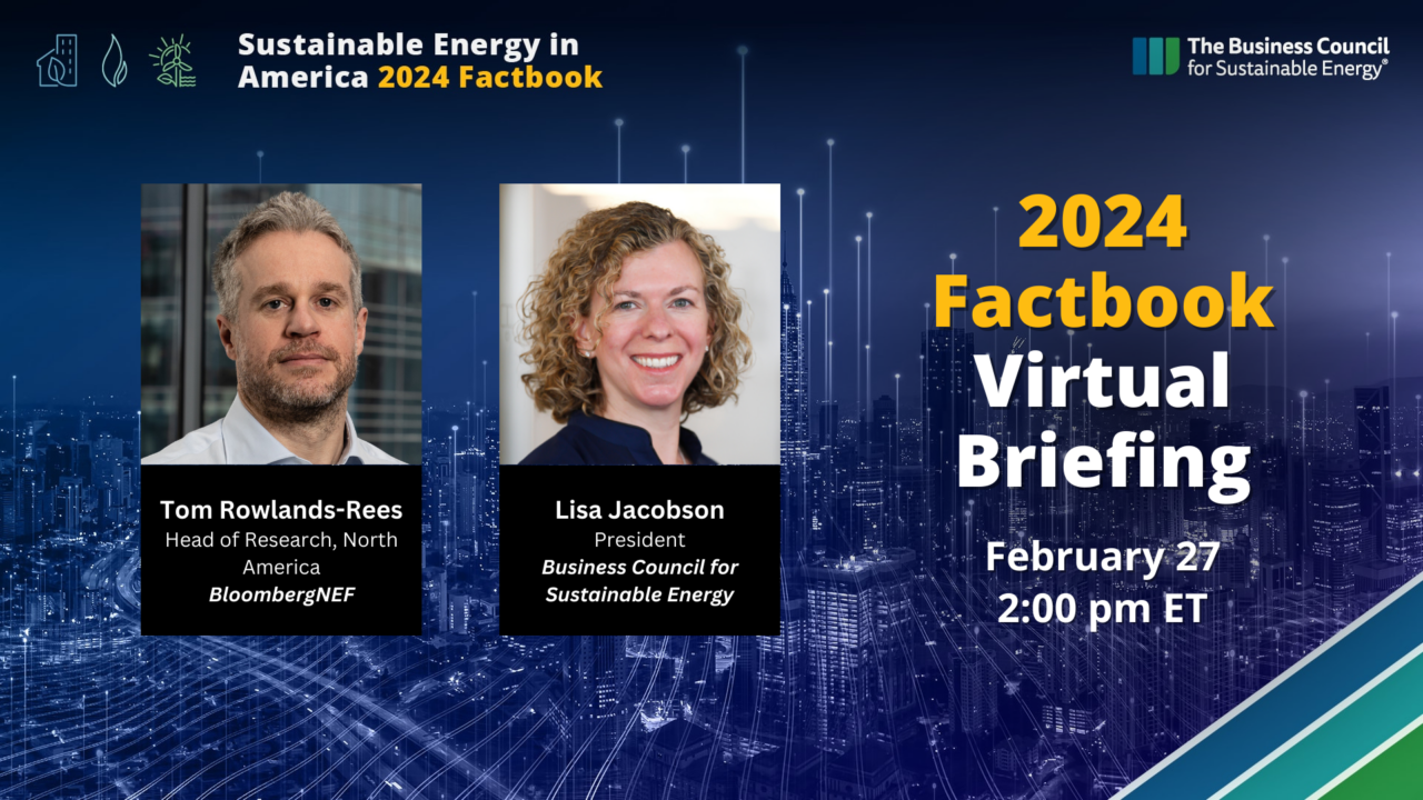 2024 Sustainable Energy in America Factbook Virtual Briefing - The ...