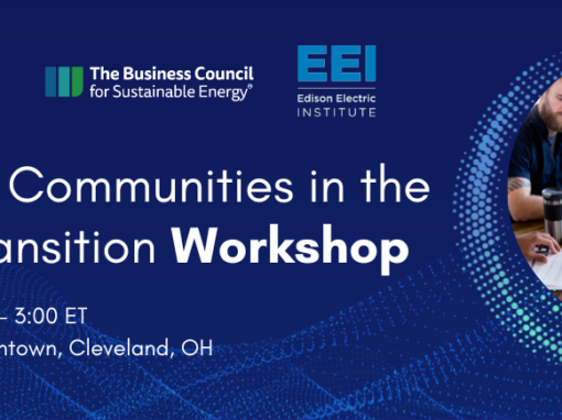 May 21: Engaging Communities in the Energy Transition Workshop