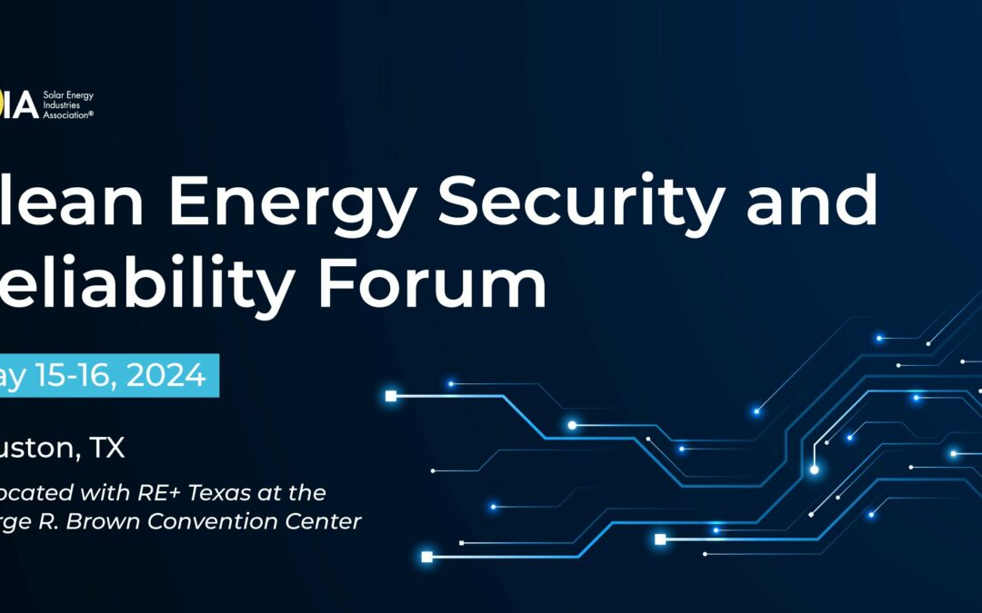 Clean Energy Security and Reliability Forum