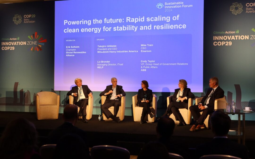 Emerson Calls for Rapid Scaling of Clean Energy at the Sustainable Innovation Forum