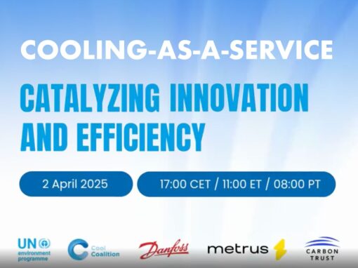 Cooling-as-a-Service: Catalyzing Innovation and Efficiency