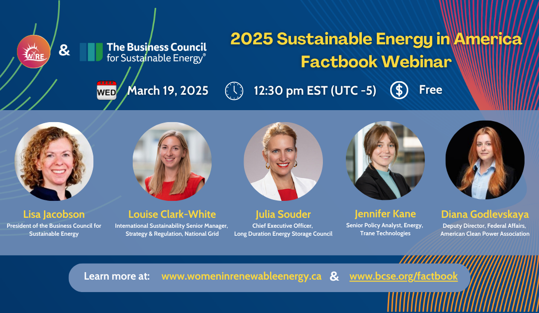 Women in Renewable Energy – 2025 Sustainable Energy in America Factbook Webinar