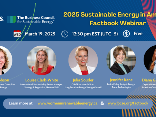 Women in Renewable Energy – 2025 Sustainable Energy in America Factbook Webinar