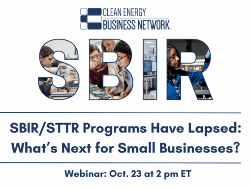 SBIR/STTR Programs Have Lapsed: What’s Next for Small Businesses?