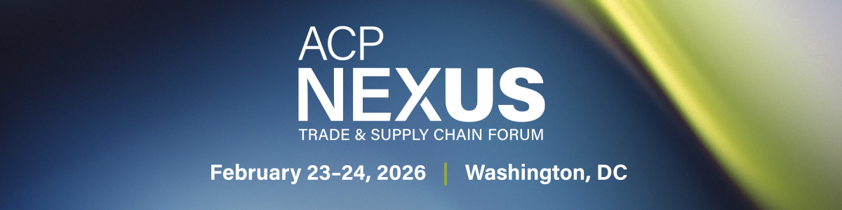 ACP NEXUS: Trade & Supply Chain Forum