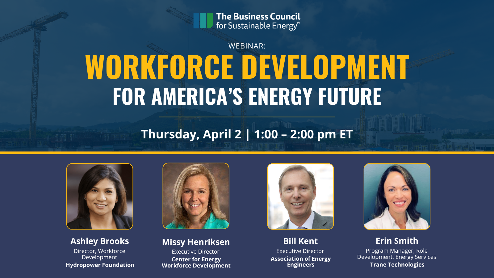 Workforce Development for America’s Energy Future