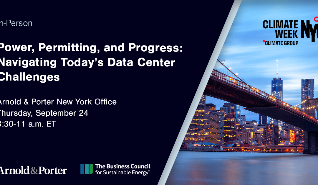 Power, Permitting, and Progress: Navigating Today’s Data Center Challenges